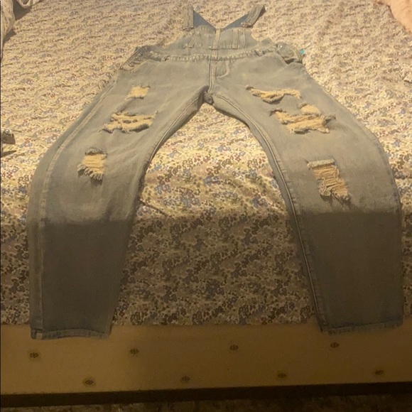 Distressed Overalls - Picture 3 of 3